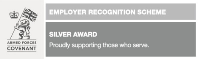 Armed Forces Covenant Employer Recognition Scheme Silver Award