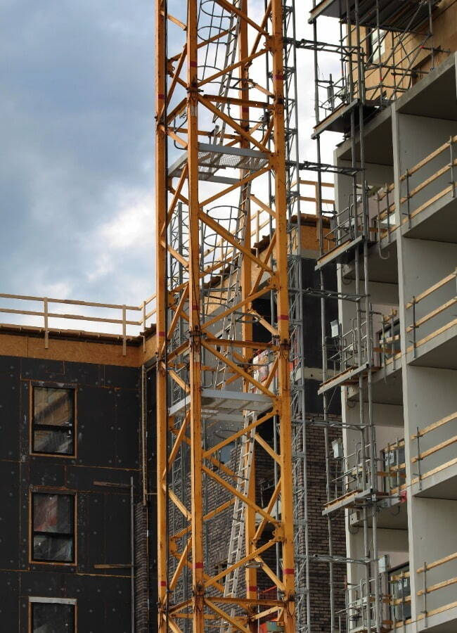 a picture of scaffolding