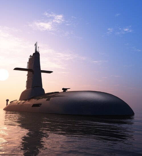 picture of a nuclear submarine 